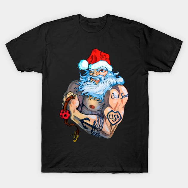 bad santa T-Shirt by DiWighte